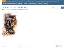 Tablet Screenshot of ourladyofthepearl.com